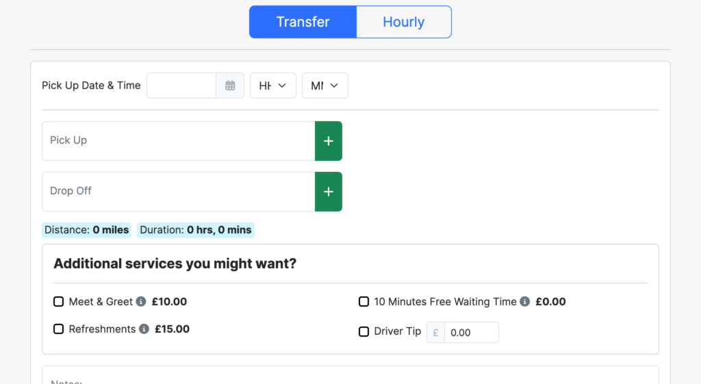 Cabcher new features: quotation form page URL with iframe support