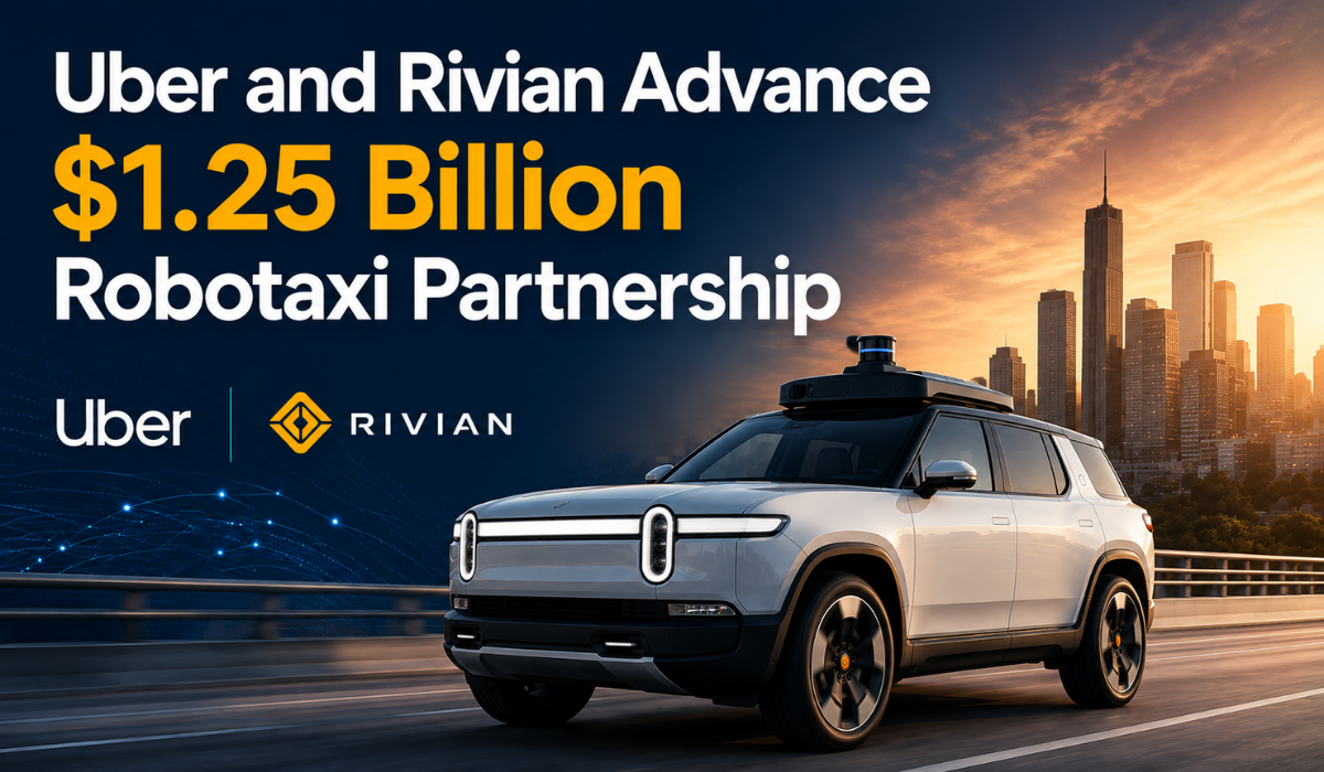 Uber Rivian robotaxi